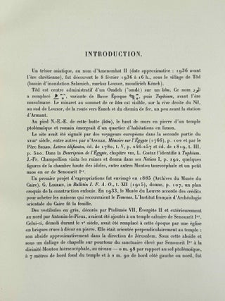 Tr&eacute;sor de T&ocirc;d (Catalogue G&eacute;n&eacute;ral du Mus&eacute;e du Caire, Nos 70501-70754)