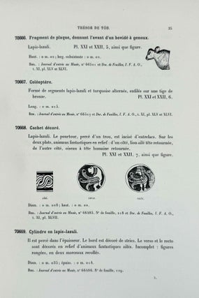 Trésor de Tôd (Catalogue Général du Musée du Caire, Nos 70501-70754)