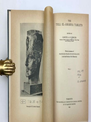 The Tell el-Amarna tablets. Vol. I & II (complete set)[newline]M1099c-05.jpeg