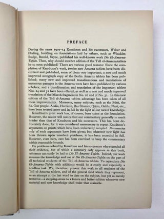 The Tell el-Amarna tablets. Vol. I & II (complete set)[newline]M1099c-07.jpeg