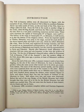 The Tell el-Amarna tablets. Vol. I & II (complete set)[newline]M1099c-09.jpeg