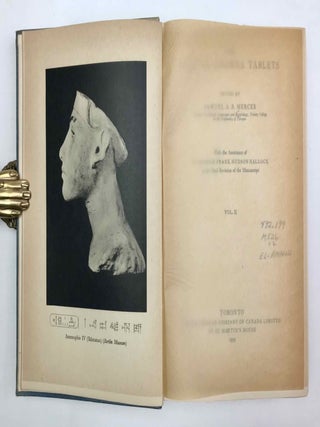 The Tell el-Amarna tablets. Vol. I & II (complete set)[newline]M1099c-13.jpeg