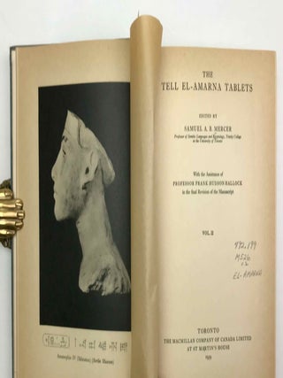 The Tell el-Amarna tablets. Vol. I & II (complete set)[newline]M1099c-14.jpeg
