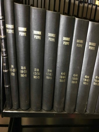 Chronique d'Egypte. Volumes 1 (1925) to 89 (2014)[newline]M11006-04.jpeg