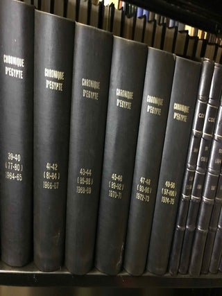 Chronique d'Egypte. Volumes 1 (1925) to 89 (2014)[newline]M11006-05.jpeg