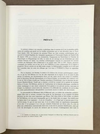 Tell Heboua, 1981-1991. Enqu&ecirc;te arch&eacute;ologique sur la Deuxi&egrave;me P&eacute;riode Interm&eacute;diaire et le Nouvel Empire &agrave; l'extr&eacute;mit&eacute; orientale du Delta.o[newline]M11007b-02.jpeg