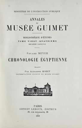 Chronologie égyptienne