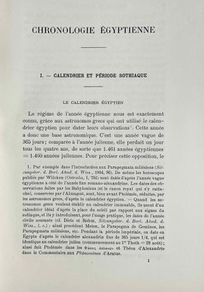 Chronologie égyptienne