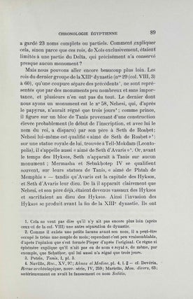Chronologie égyptienne