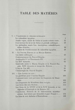 Chronologie égyptienne