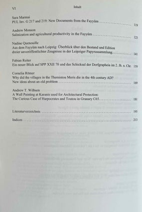 Das Fayyûm in Hellenismus und Kaiserzeit. Fallstudien zu multikulturellem Leben in der Antike.