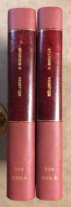 Item #M1110a Mélanges Gamal ed-Din Mokhtar. Volumes I & II (complete set). MOKHTAR...[newline]M1110a.jpg