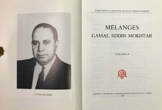 Mélanges Gamal ed-Din Mokhtar. Volumes I & II (complete set)