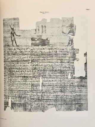 Die beiden Totenpapyrus Rhind des Museums zu Edinburg. Band I: Text. Band II: Tafeln (complete set)[newline]M1112a-08.jpeg