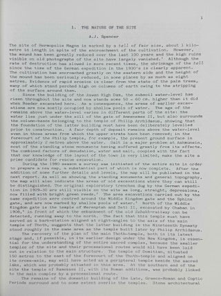 British Museum expedition to middle Egypt. Ashmunein (1980).