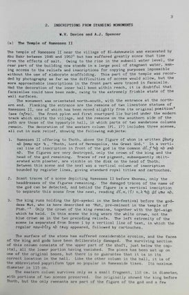 British Museum expedition to middle Egypt. Ashmunein (1980).