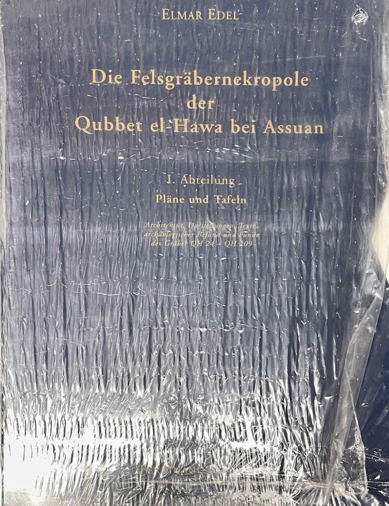 Item #M11134b Die Felsgr&auml;bernekropole der Qubbet el Hawa bei Assuan. I. Abteilung. [Supplement in slipcase]: Pl&auml;ne und Tafeln. EDEL Elmar.