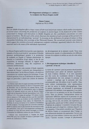Change and innovation in Middle Kingdom art. Proceedings of the MeKeTRE Study Day held at the Kunsthistorisches Museum, Vienna (3rd May 2013).