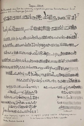 Hieratische Lesestücke. Hefte I, II & III (complete set)
