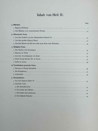 Hieratische Lesest&uuml;cke. Hefte I, II & III (complete set)[newline]M1114m-06.jpeg