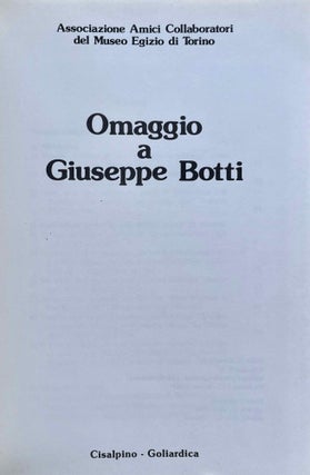 Omaggio a Giuseppe Botti