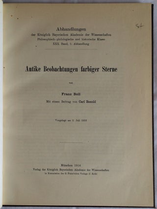 Antike Beobachtungen farbiger Sterne[newline]M1119a-01.jpg