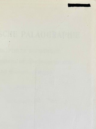 Hieratische Pal&auml;ographie. Die altaegyptische Buchschrift in ihrer Entwicklung von der f&uuml;nften Dynastie bis zur r&ouml;mischen Zeit. Band I, II & III (complete set) + Erg&auml;nzungsheft zu Band I und Band II.[newline]M1120n-02.jpeg