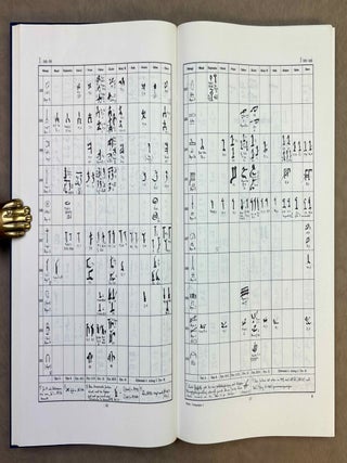 Hieratische Pal&auml;ographie. Die altaegyptische Buchschrift in ihrer Entwicklung von der f&uuml;nften Dynastie bis zur r&ouml;mischen Zeit. Band I, II & III (complete set) + Erg&auml;nzungsheft zu Band I und Band II.[newline]M1120o-08.jpeg