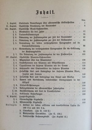 Item #M1125 Astronomisches aus Babylon. Oder: das Wissen der Chaldäer über den gestirnten...