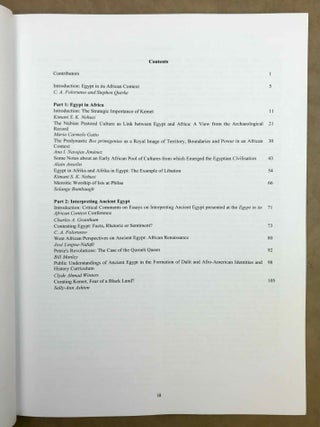 Egypt in its African context. Proceedings of the conference held at the Manchester Museum, University of Manchester, 2-4 October 2009.[newline]M11278-02.jpeg