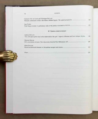 Egypt in the first millennium AD. Perspectives from new fieldwork. Texts presented at the 2012 Annual Egyptology Colloquium entitled "Pagans, Christians and Muslims : Egypt in the First Millenium AD", which took place in the British Museum on 9-10 July.