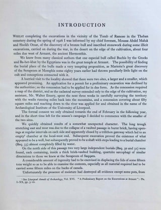 The Bucheum. Vol. I: The history and archaeology of the site. Vol. II: The inscriptions. Vol. III: The plates (complete set)