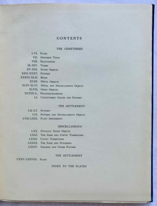 The cemeteries of Armant. Vol. I: Text. Vol. II: Plates (complete set)