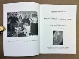 Perspectives on Ptolemaic Thebes. Papers from the Theban Workshop 2006.