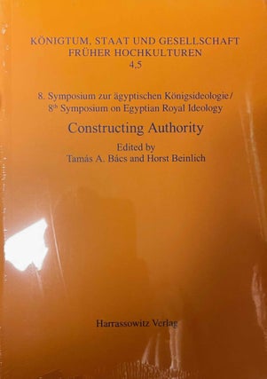 Item #M11326 8. Symposium zur Ägyptischen Königsideologie / 8th Symposium on Egyptian Royal...