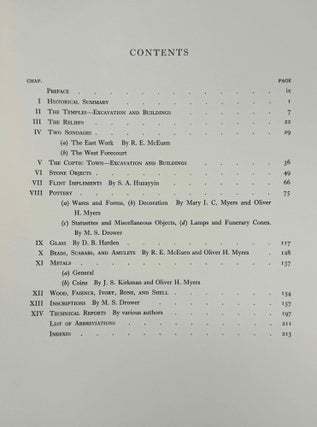 The temples of Armant. Vol. I: Text. Vol. II: Plates (complete set)