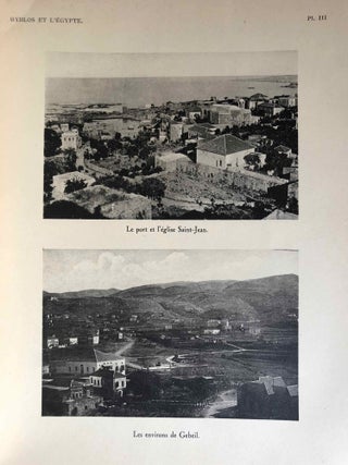 Byblos et l'Egypte. 4 campagnes de fouilles à Gebeil 1921-1922-1923-1924. Tome I: Texte. Tome II: Atlas (complete set)[newline]M1134b-17.jpg