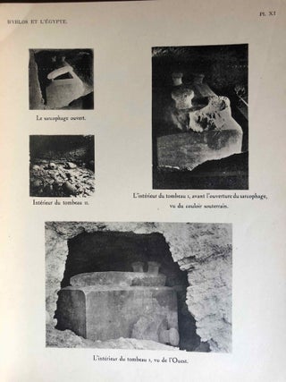 Byblos et l'Egypte. 4 campagnes de fouilles à Gebeil 1921-1922-1923-1924. Tome I: Texte. Tome II: Atlas (complete set)[newline]M1134b-20.jpg