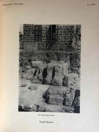 Byblos et l'Egypte. 4 campagnes de fouilles à Gebeil 1921-1922-1923-1924. Tome I: Texte. Tome II: Atlas (complete set)[newline]M1134b-22.jpg