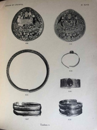 Byblos et l'Egypte. 4 campagnes de fouilles à Gebeil 1921-1922-1923-1924. Tome I: Texte. Tome II: Atlas (complete set)[newline]M1134b-29.jpg