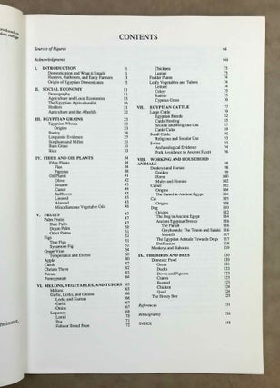 Domestic plants and animals. The Egyptian origins.