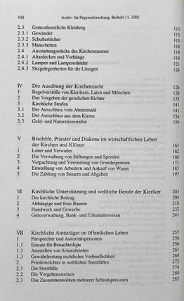 Kirchliche Amtsträger im spätantiken Ägypten. Nach den Aussagen der griechischen und koptischen Papyri und Ostraka.yp