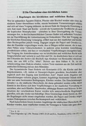 Kirchliche Amtsträger im spätantiken Ägypten. Nach den Aussagen der griechischen und koptischen Papyri und Ostraka.yp