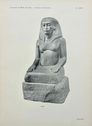 Item #M11398a Statues et statuettes de rois et de particuliers. Tomes I, II & III + Indices....