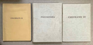 Item #M1140f La nécropole royale de Tanis. Tome I: Osorkon II. Tome II: Psousennès. Tome III:...