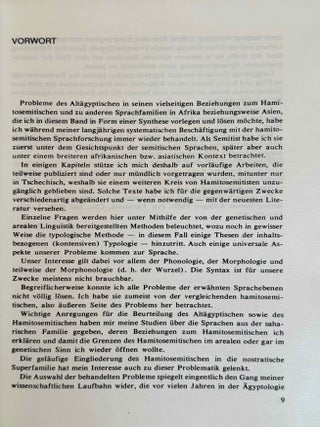 Alt&auml;gyptisch, Hamitosemitisch und ihre Beziehungen zu einigen Sprachfamilien in Afrika und Asien. Vergleichende Studien.[newline]M11429a-05.jpeg