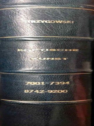 Item #M11489 Koptische Kunst (Catalogue G&eacute;n&eacute;ral du Mus&eacute;e du Caire, Nos 7001-7394). STRZYGOWSKI...[newline]M11489-00.jpeg