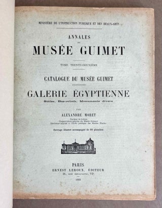 Catalogue du musée Guimet. stèles, bas-reliefs, monuments divers. Tome I:Texte. Tome II: Planches (complete set)[newline]M1149b-02.jpeg
