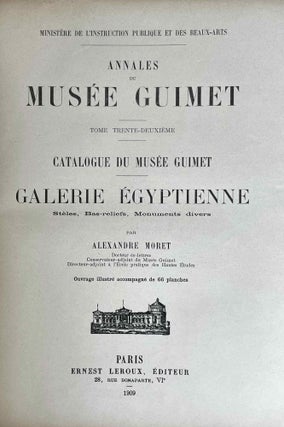Catalogue du musée Guimet. stèles, bas-reliefs, monuments divers. Tome I:Texte. Tome II: Planches (complete set)[newline]M1149b-03.jpeg