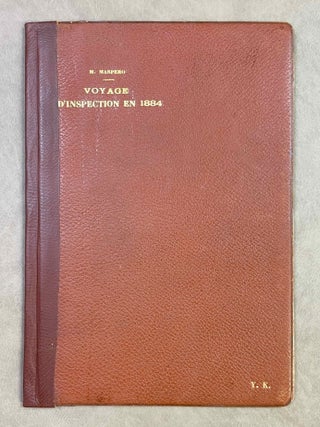 Item #M11512 Voyage d'inspection en 1884. MASPERO Gaston[newline]M11512-00.jpeg